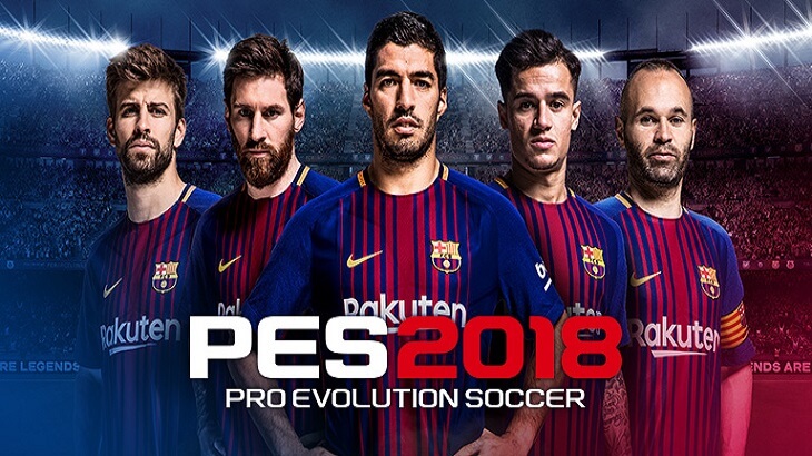 تحميل لعبة بيس 2018 pes مهكرة بدون تحميل كاملة للكمبيوتر والاندرويد برابط مباشر
