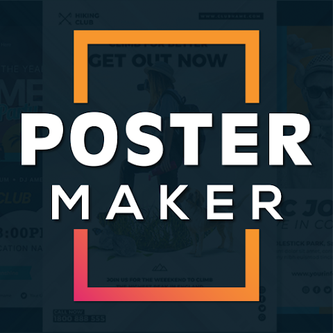 تحميل تطبيق إنشاء الملصقات Poster Maker مهكر للاندرويد والايفون 2026 من ميديا فاير