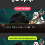 Game screen translation