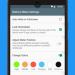 تنزيل تطبيق Battery Meter Overlay