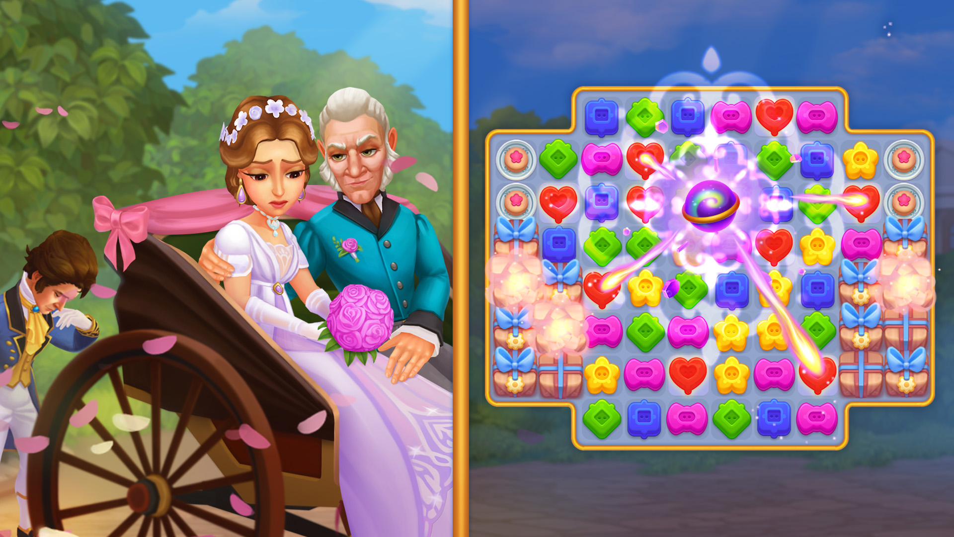 Storyngton Hall: Match 3 games