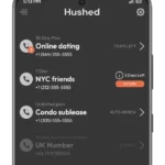 تطبيق Hushed مهكر