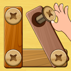 تحميل لعبة Wood Nuts & Bolts Puzzle مهكرة للاندرويد والايفون 2025 برابط مباشر