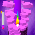لعبة Drop Stack Ball مهكرة