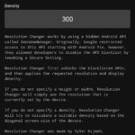 تطبيق Resolution Changer مهكر