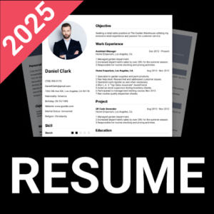 تحميل تطبيق إنشاء السيرة الذاتية Resume Builder & CV Maker مهكر عربي 2025 برابط مباشر