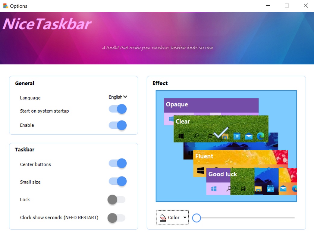 NiceTaskbar